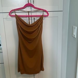 Brown Forever 21 Cocktail Club Dress